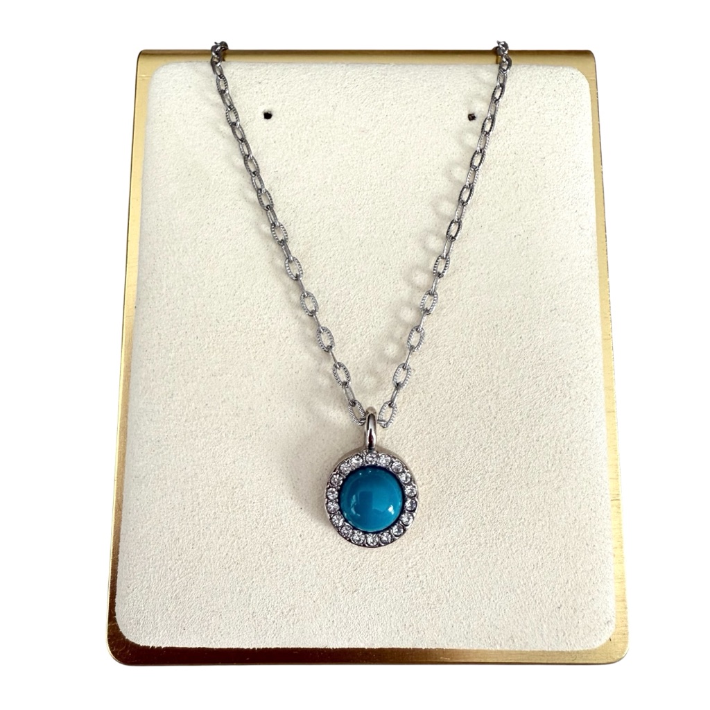 Lia Sophia Candy Dots Retired Necklace 12$